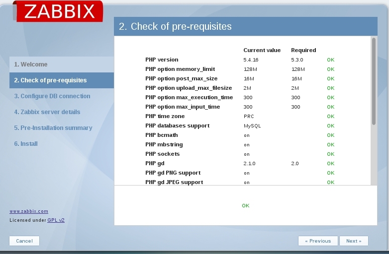 解决zabbix安装出现php databases support off，报错_报错_02