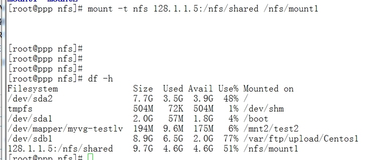 nfs 服务的安装及配置_localhost_04