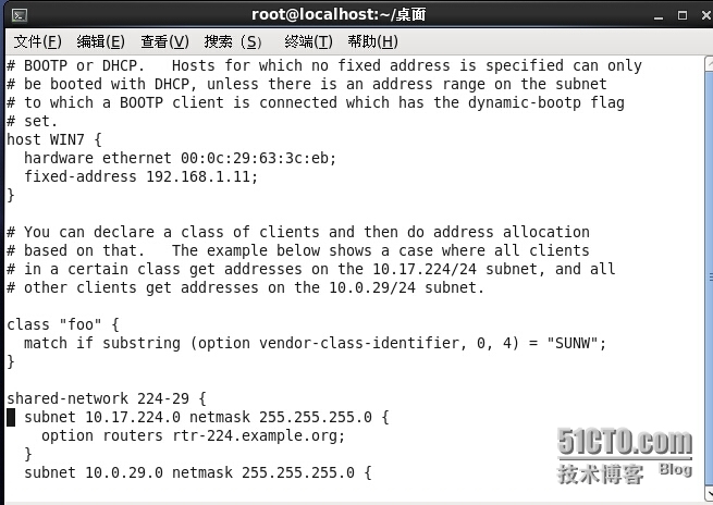 linux DHCP服务器的配置（redhat6.4）_LINUX   DHCP 配置_02