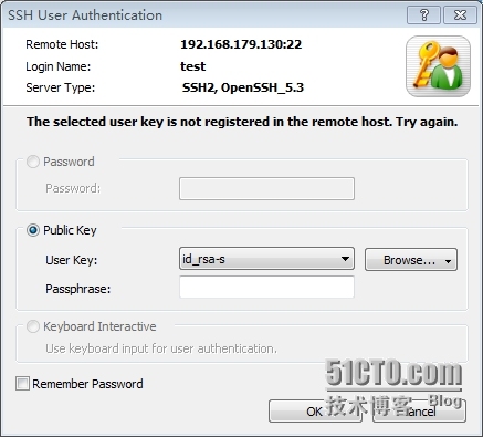 SecureCRT 用ssh key登录_ssh