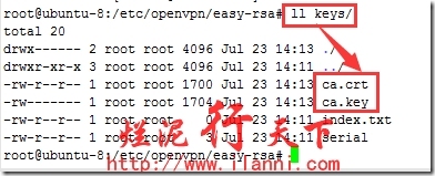 烂泥：ubuntu 14.04搭建OpenVPN服务器_easy-rsa_12