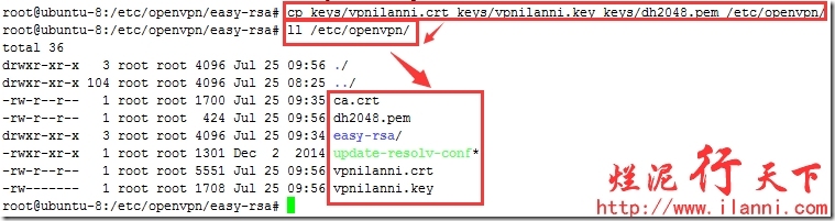 烂泥：ubuntu 14.04搭建OpenVPN服务器_easy-rsa_19