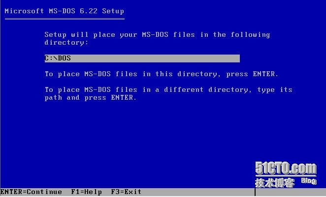 VMware虚拟机安装DOS6.22（三）_VMware虚拟机安装DOS6.22_05