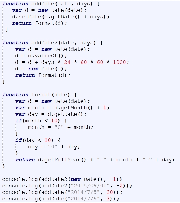 JS日期加减_js 日期