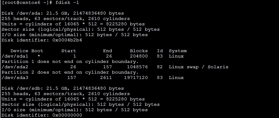 Linux 磁盘管理与系统管理_sector_10