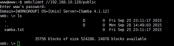 CentOS7下Samba的安装与配置_Samba   cifs  s_04