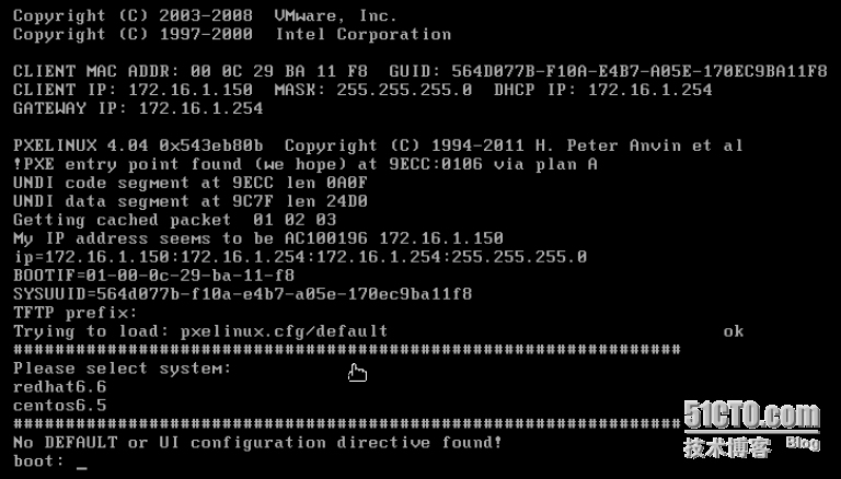 PXE DHCP TFTP NFS自动化部署Linux系统_CentOS6.5 PXE DHCP T