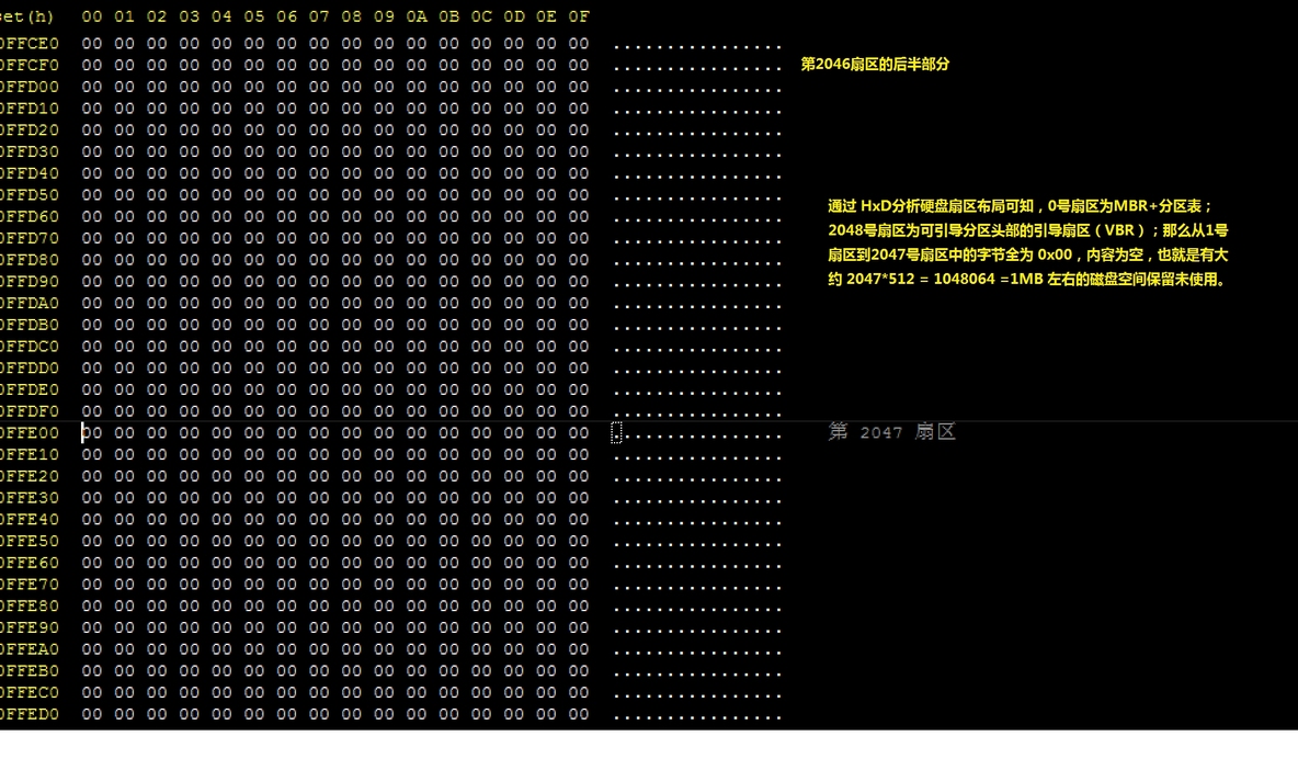 （安全基本功）磁盘MBR，分区表，活动分区，引导扇区。。。详解与区别_NTFS_03