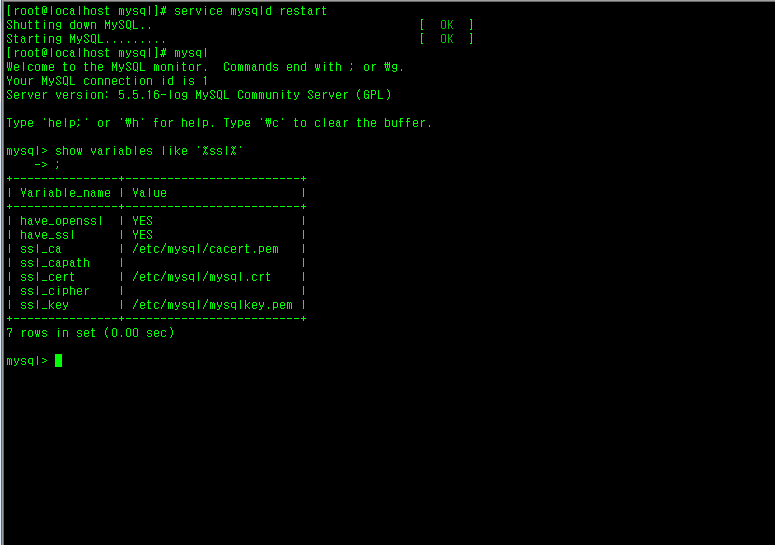 利用openssl实现私有CA以及mysql服务器的ssl连接的配置_利用openssl实现私有CA以及mys_11