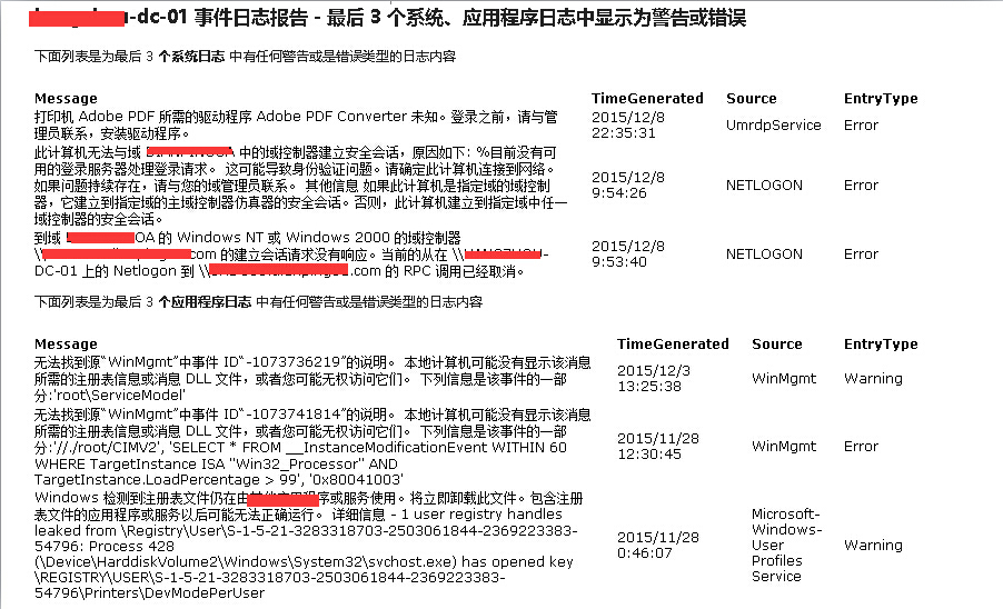 用PowerShell收集服务器日检报告，并发邮件给管理员_服务器日志_05