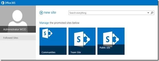 Office 365管理员指引 13——创建部门网站_sharepoint_02