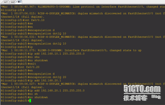 【基础】VLAN划分，单臂路由以及DHCP的设置问题_单臂路由_08