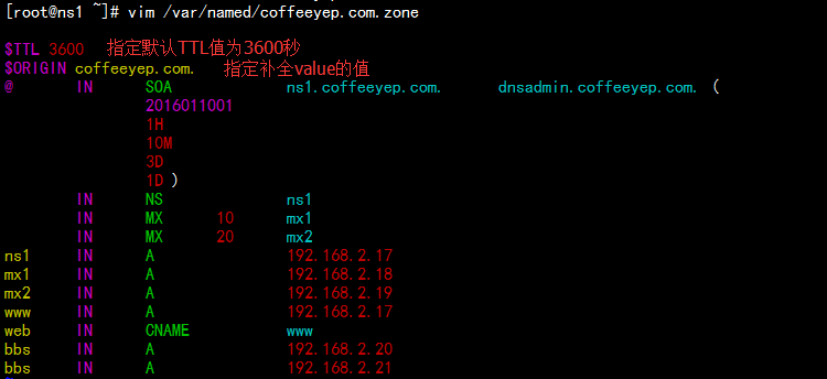 Linux中DNS配置和应用_正向解析 反向解析 子域授权 _21