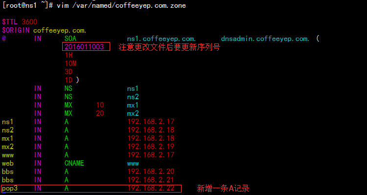 Linux中DNS配置和应用_正向解析 反向解析 子域授权 _49