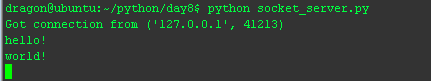python：使用socket模块，进行服务器与客户端简单交互_网络连接_03