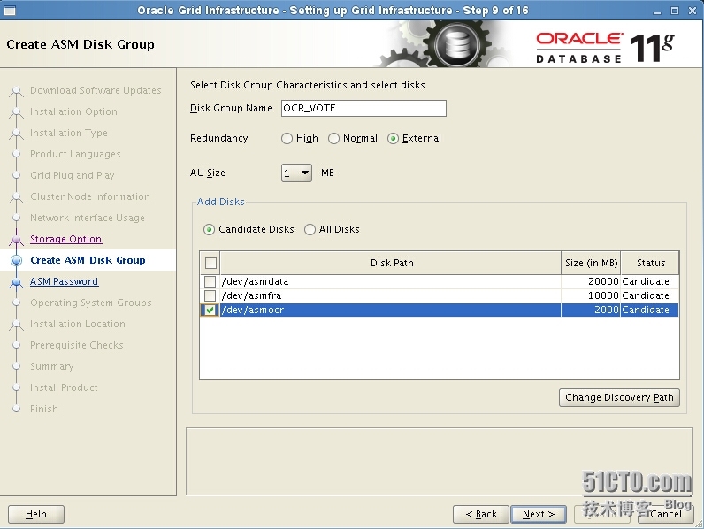 Installation Oracle11gR2 RAC One Node -----安装配置grid_ONE_11