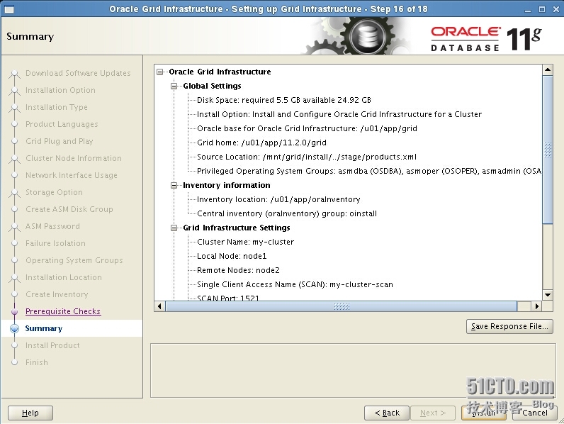 Installation Oracle11gR2 RAC One Node -----安装配置grid_ONE_18