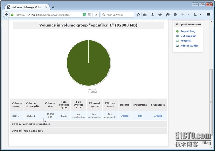 基于iSCSI下的openfiler2.99下使逻辑卷最大化（命令行方式）_iSCSI_15