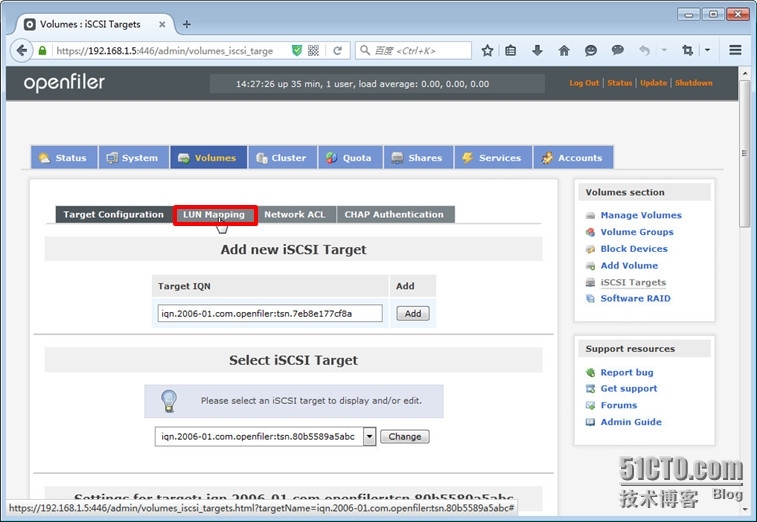 基于iSCSI下的openfiler2.99下使逻辑卷最大化（命令行方式）_iSCSI_19