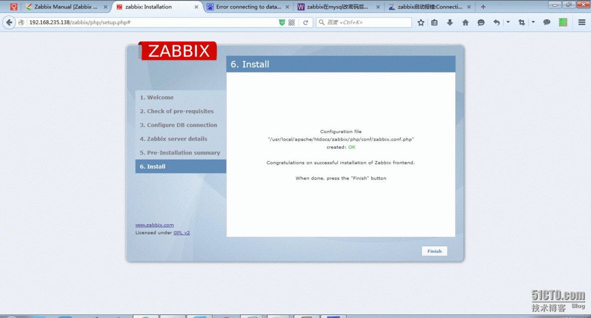 基于lamp环境编译安装zabbix_zabbix_08