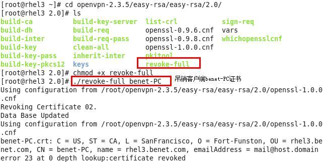 在Linux平台上部署openvpn_证书认证_39