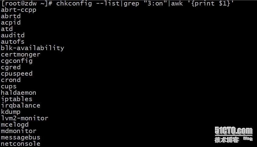 使用chkconfig批量关闭服务_chkconfig_03