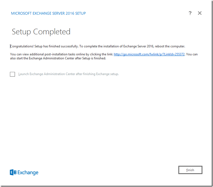 Exchange Server 2016 独立部署/共存部署 （三）—— 安装Exchange程序_Exchange_11