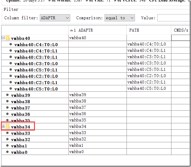 利用VisualEsxtop工具图形化查看esxtop参数_esxtop_13