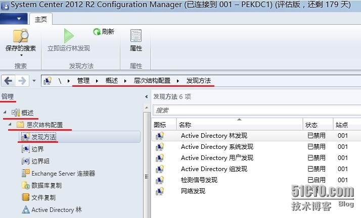 SCCM2012R2之四发现方法_SCCM2012R2