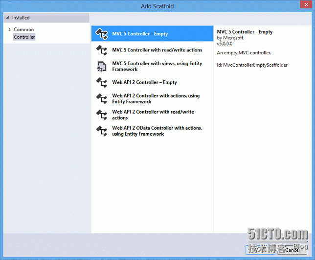 LearnMVC5-AddController_控制器、controller、view、_02