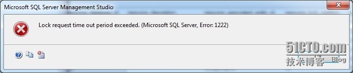 SSMS报1222错误_排除