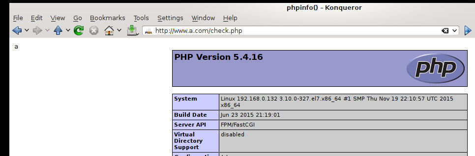 在CentOS 7 上搭建LAMP_LAPM_20