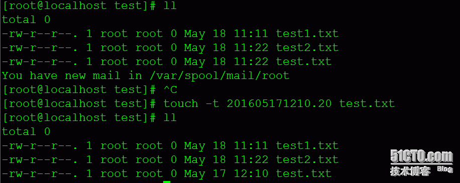 linux下touch命令修改文件时间戳_touch_02