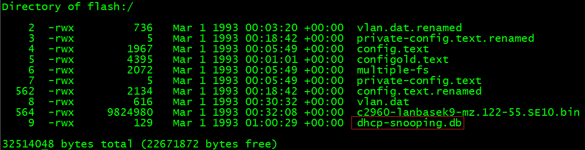 交换安全三宝（DHCP Snooping+IPSG+DAI）简单实验_DHCP Snooping_05