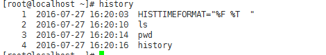 linux下历史命令history使用方法_linux_02