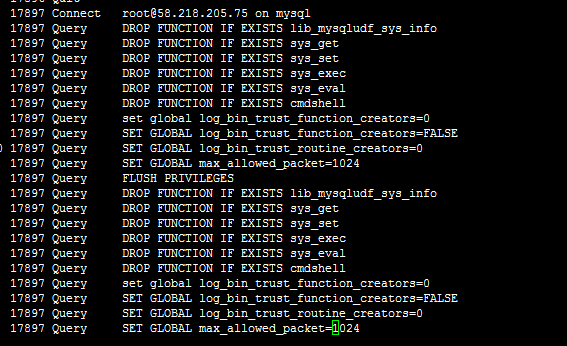 测试环境mysql参数max_allowed_packet自动更改的问题排查过程_开发_02