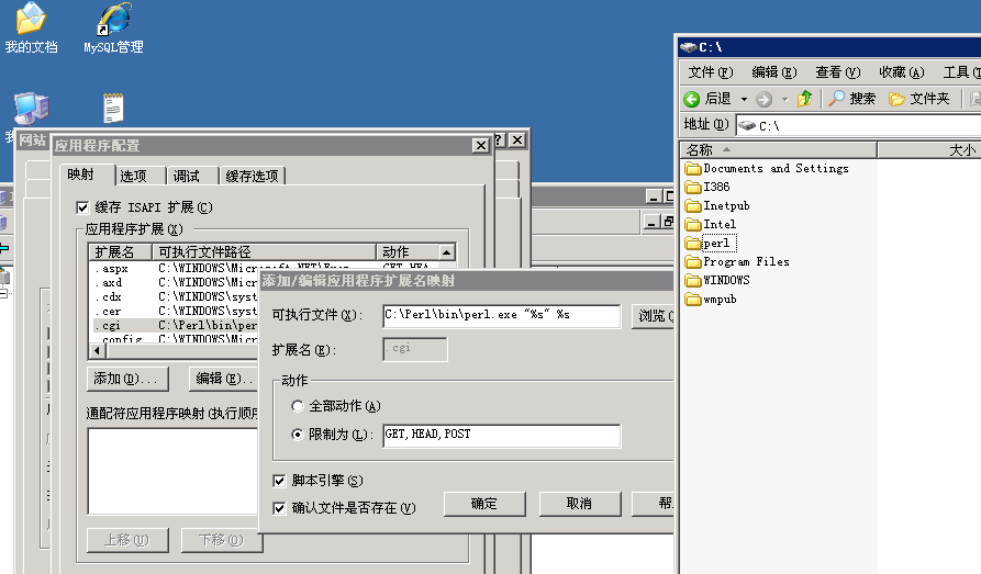 win2003 iis6.0 支持  cgi_服务器