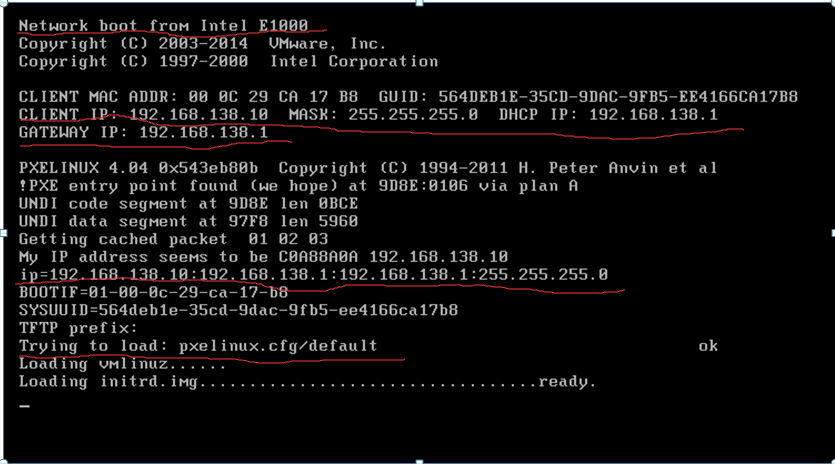 linux网络安装(PXE + DHCP+TFTP+ Kickstart+ FTP)_PXE_18