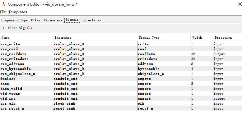 NIOS2随笔——自定义IP（DPRAM）_FPGA _04