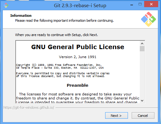在windows上，Git-2.9.3-rebase-i-64-bit安装和初始化_git