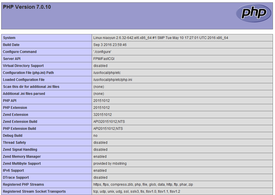 基于CentOS 6.8平台最新源代码包编译安装LNMP环境搭建（Nginx+MySQL+PHP）_mysql_72