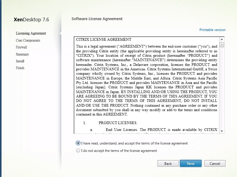 Vmware 后台下Citrix Xendesktop 7.6实战篇之三 许可证服务器安装配置及证书导入_citrix_10