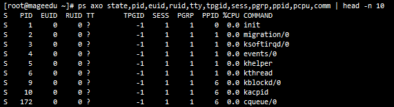 Linux之进程管理(2)相关命令之一_Linux_07