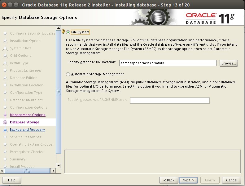 centos 6 oracle 11G DB install_install_15