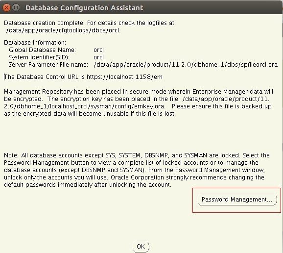 centos 6 oracle 11G DB install_install_20