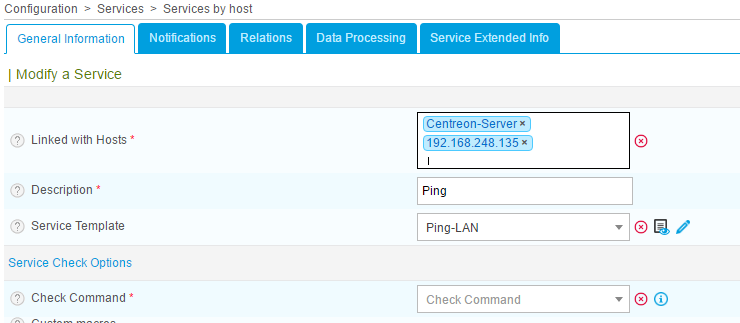 Centreon 应用配置_warning_09