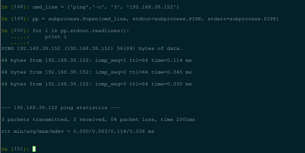 Python调用linux系统命令--使用subprocess模块_python_02