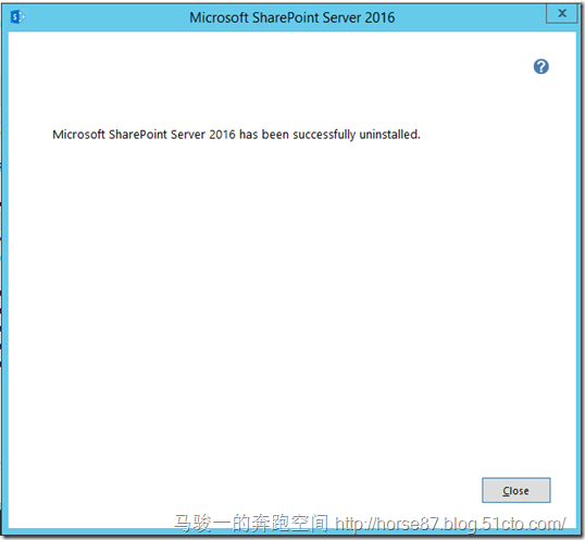 卸载SharePoint 2016_Point_10