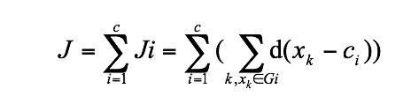 模糊c均值聚类和k-means聚类的数学原理_聚类_04